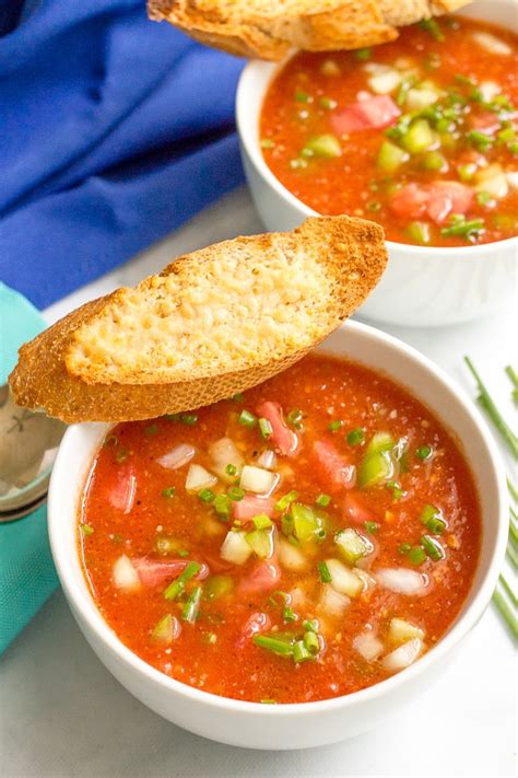 Easy tomato gazpacho soup - Family Food on the Table