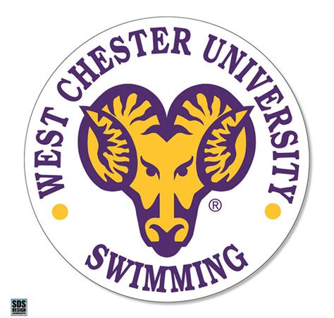 3" WCU SWIMMING MAGNET | WCU Campus Store