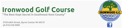 Ironwood Golf Course – The best kept secret in Southwest Kent County