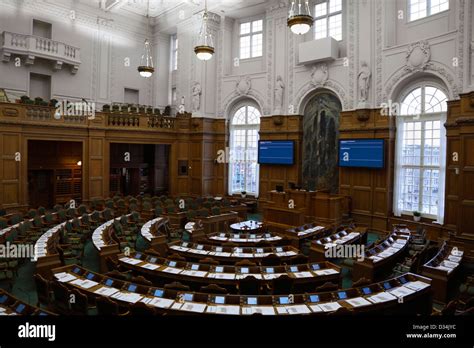 The Folketing, the Danish Parliament, at Christiansborg Castle ...