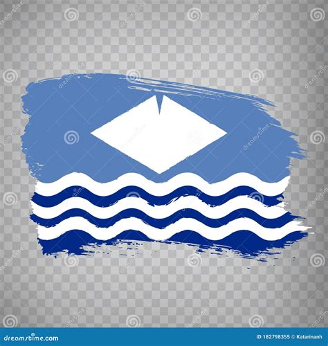 Flag Isle of Wight from Brush Strokes. Flag Isle of Wight on Transparent Background for Your Web ...