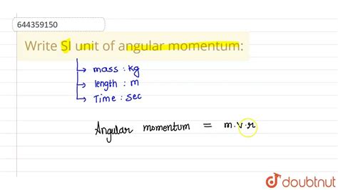 Angular Momentum Units