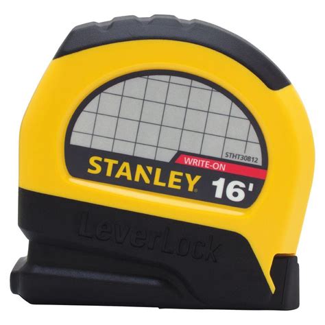 Stanley Leverlock 16 ft. x 3/4 in. Tape Measure-STHT30812L - The Home Depot