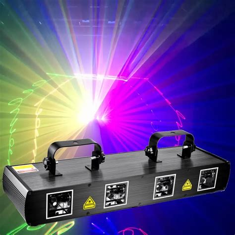 Super Strong RGBY Laser Show projector Stage Disco Party Christmas ...