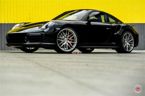 Sleek Custom Black Porsche 911 on Vossen Wheels — CARiD.com Gallery