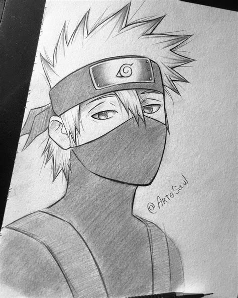 Little Kakashi sketch I did to my IG : r/Naruto