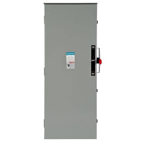 Siemens Double Throw 200 Amp 240-Volt 2-Pole Outdoor Fusible Safety Switch-DTF224R - The Home Depot