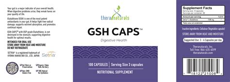 GSH-Caps – Theranaturals