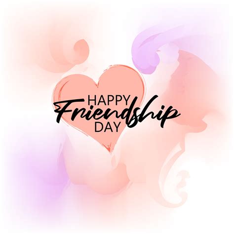 Happy Friendship Day Greeting Card Design. Friendship day typography ...