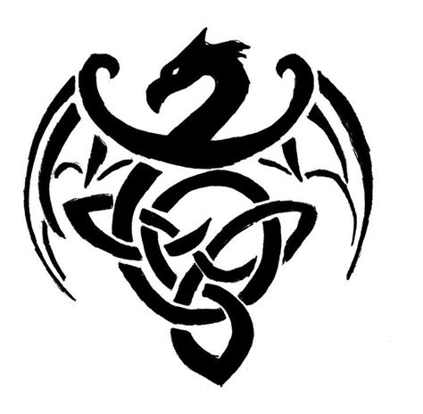 Celtic Knot Dragon - ClipArt Best