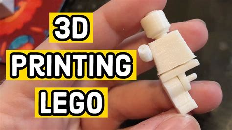 3D Printing LEGO Bricks and Minifigures - How to 3D Print a LEGO Minifigure - YouTube