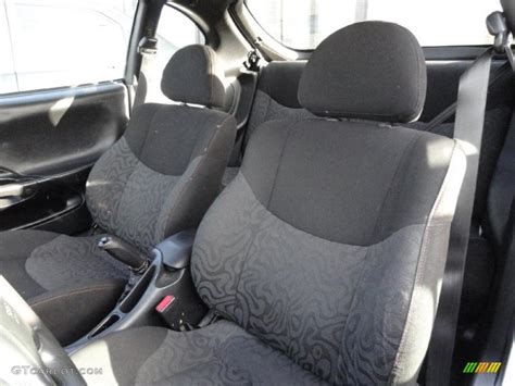 Black/Gray Interior 2001 Hyundai Tiburon Standard Tiburon Model Photo ...