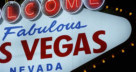 Las Vegas Nevada Usa: Las Vegas Sign At Stock Footage SBV-347581324 ...