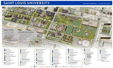 Slu Campus Map | Color 2018