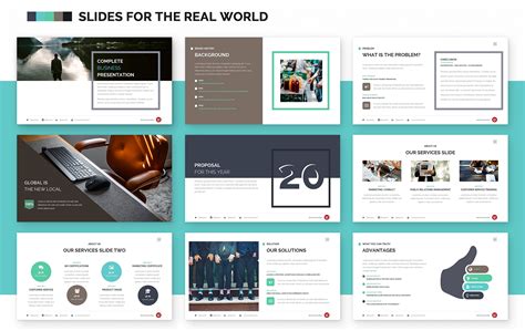 Complete Business PowerPoint Template #67622