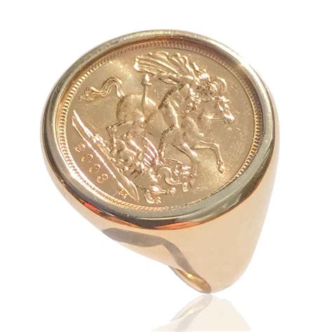 Gold Sovereign Rings 9ct - Half Sovereign - Full Sovereign|NZ GOLD SOVEREIGN RINGS - Sovereign ...