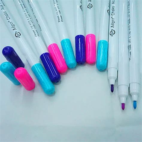 12Pc Erasable Water Pens Fabric Markers Soluble Cross Stitch Markers ...