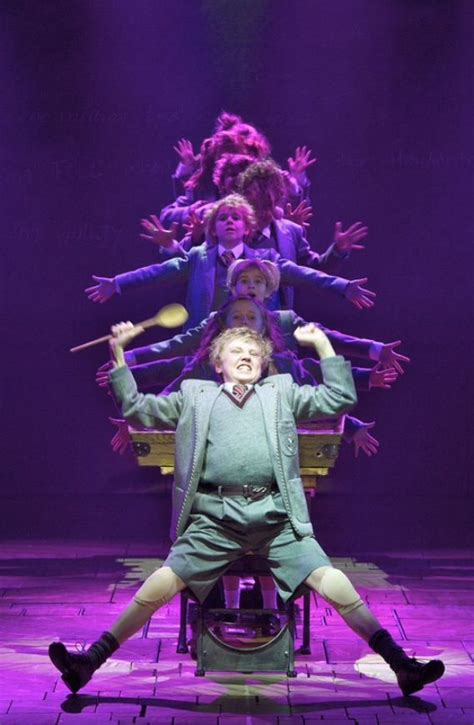 Sophia Kiely as Matilda performing in Bruce in Matilda the Musical West ...