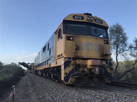 A ballast train I worked on this week. : r/TrainPorn