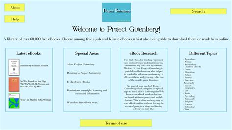 Project Gutenberg on Behance