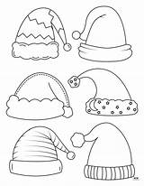 Santa Hat Templates & Coloring Pages  FREE Printabulls sketch template
