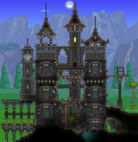 Terraria house ideas, Terraria castle, Terraria house design