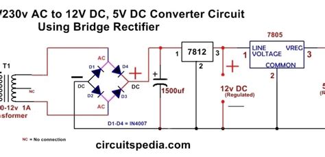 Ac Dc Power Supply Circuit Diagram