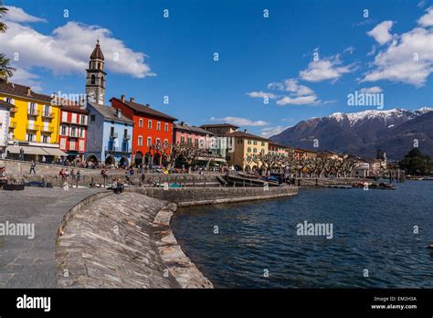 Ascona , Lake Maggiore , Ticino , Switzerland Stock Photo - Alamy