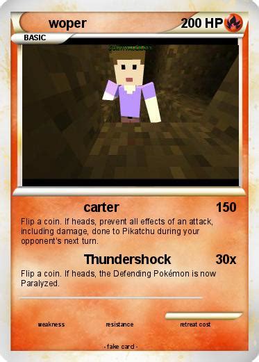 Pokémon woper - carter - My Pokemon Card