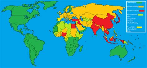 H5N1 Map - Bird Flu (Avian Influenza A H5N1) Photo (30095392) - Fanpop