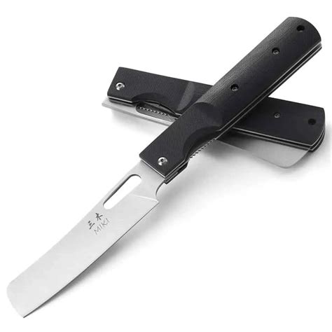 MIKI 440A Stainless Steel Blade Japanese Kitchen Chef Folding Pocket Knife for Outdoor Camping ...