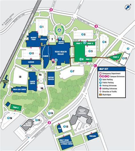 Texas Health Dallas Campus Map