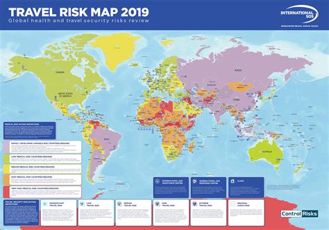 The worst and safest countries for travel - Vivid Maps