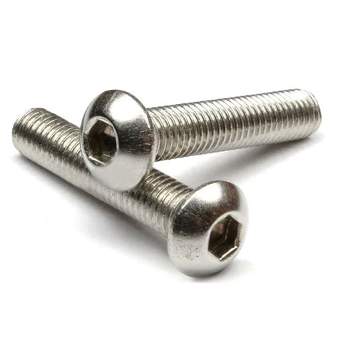 Stainless Steel Button Head Screw, Hex Socket Bolts Type:M5 / 5mm Bolt ...