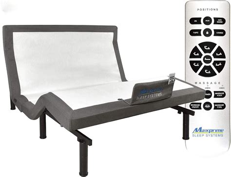 Amazon.com: MAXXPRIME Adjustable Bed Frame with Okin Motor, Electric Bed Base with Dual Massage ...
