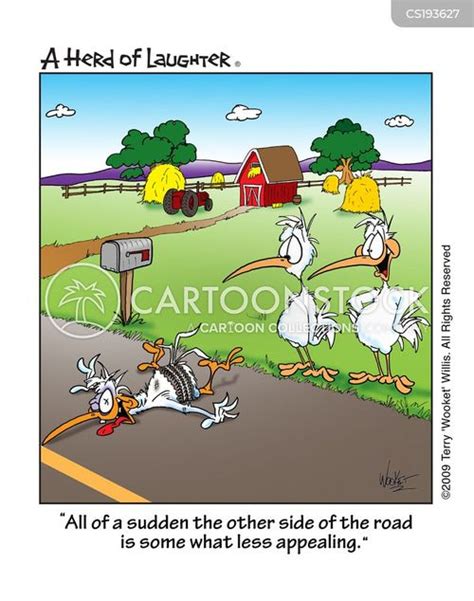 Why Did The Chicken Cross The Road Cartoons and Comics - funny pictures ...