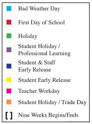 Parkway Elementary - School District Instructional Calendar ...