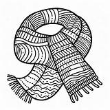 Scarf Coloring Pages To Print  Free Printable sketch template