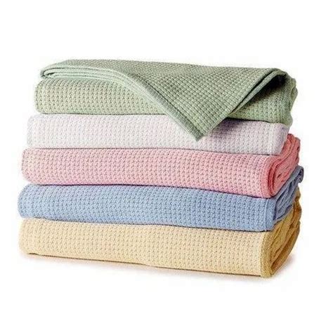 Cotton Waffle Weave Blanket, Size: 150 X 210cm at Rs 250/piece in Panipat | ID: 6947899848