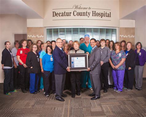 Staff Receives Certificate of Accreditation - Decatur County Hospital