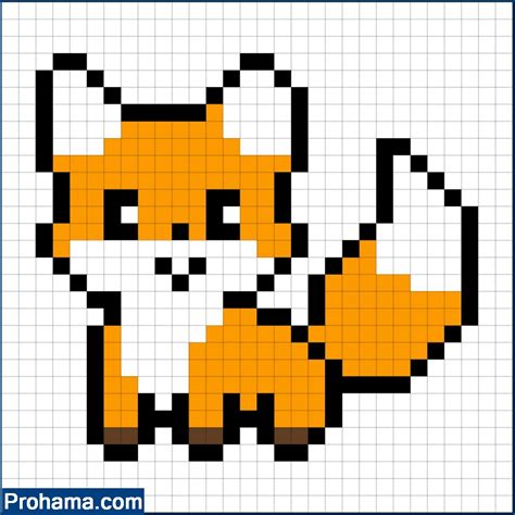 Fox | Fuse bead patterns