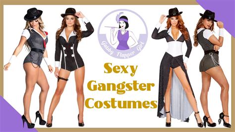 Sexy Gangster Costumes & Mafia Outfits for Ladies - Perfect for Halloween & Parties - YouTube