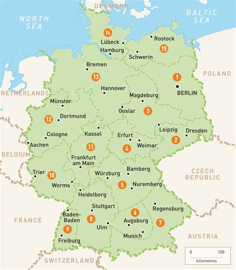 Map of Germany | Germany Regions | Rough Guides | Rough Guides