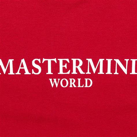 Mastermind World Logo T-Shirt - Red – Feature