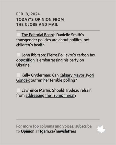 The Globe and Mail (@globeandmail) on Threads