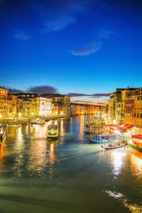 Venice at night time stock image. Image of skyline, architecture - 28685659