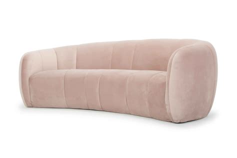 Marisol 3 Seater Fabric Sofa - Blush | Interior Secrets