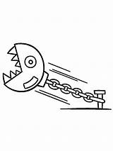 Chain Chomp Coloring Pages At Sasarchitectblog Blog sketch template