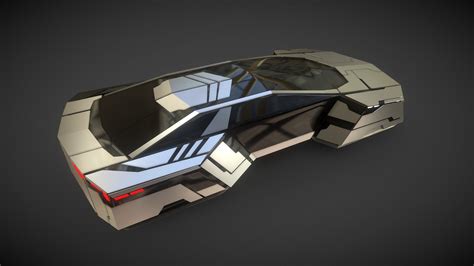 FREE Sci-Fi Vehicle 001 - public domain (CC0) - Download Free 3D model ...