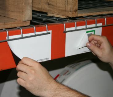 Warehouse Rack Label Holders - Labeling Solutions | The Kennedy Group